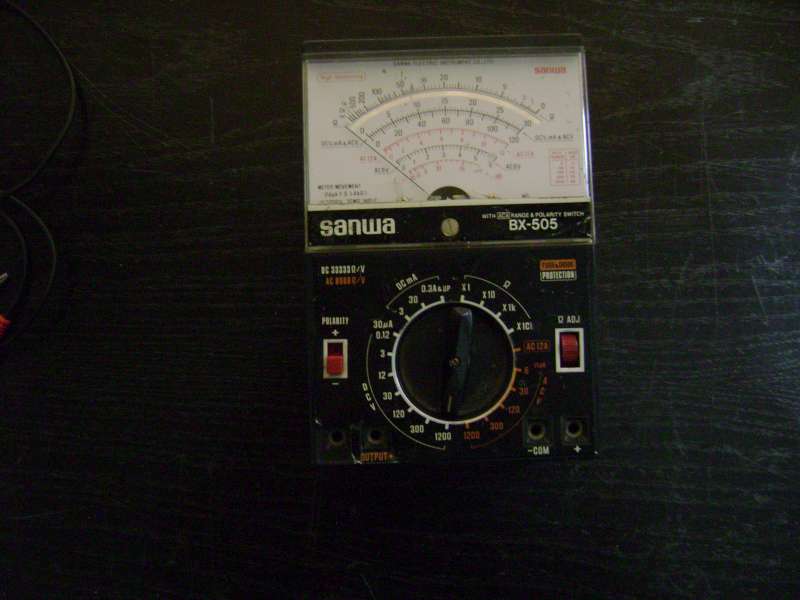 Oude multimeter Sanwa BX505 Forum Circuits Online